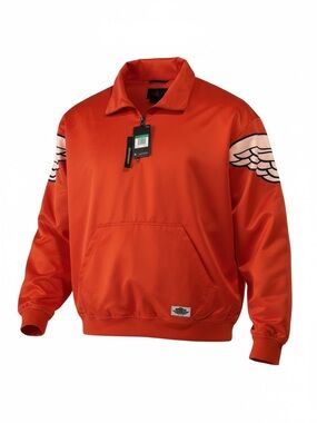 Nike Jordan Orange Pullover with Wing Sleeves